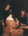 Card-Players by Gerard ter Borch